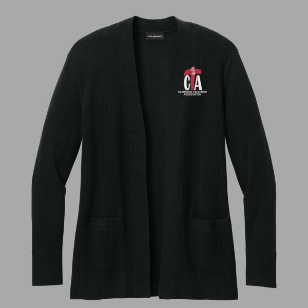 CTA - Women's Easy Care Open Front Cardigan Sweater Thumbnail