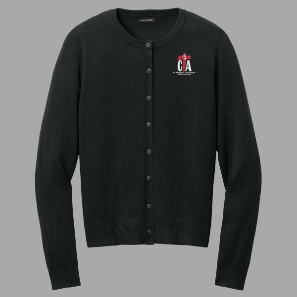 CTA - Women's Easy Care Crewneck Cardigan Sweater Thumbnail